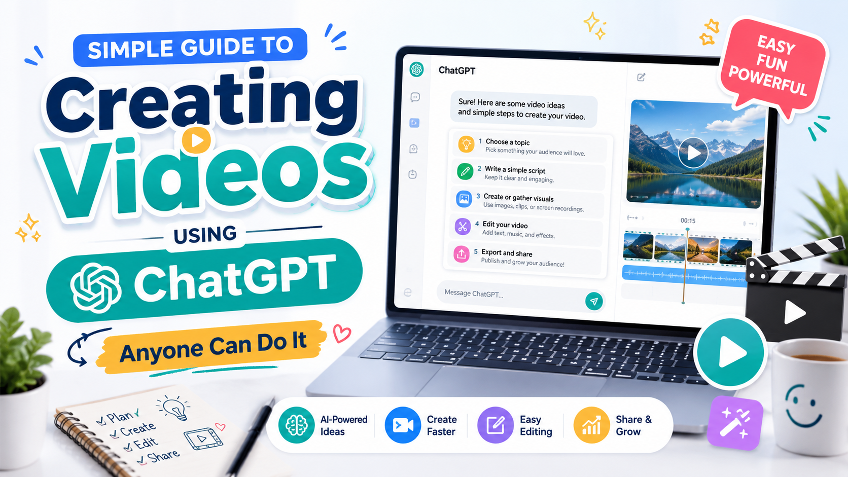 Simple Guide to Creating Videos Using ChatGPT - Anyone Can Do It