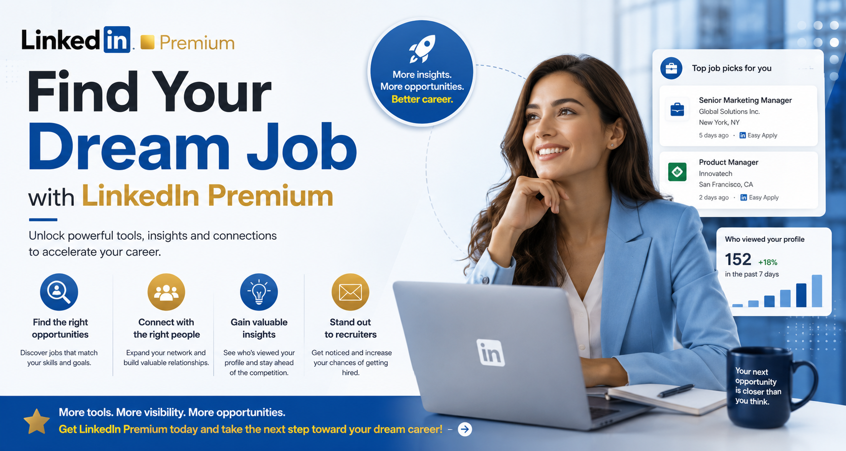 Find Your Dream Job with LinkedIn Premium