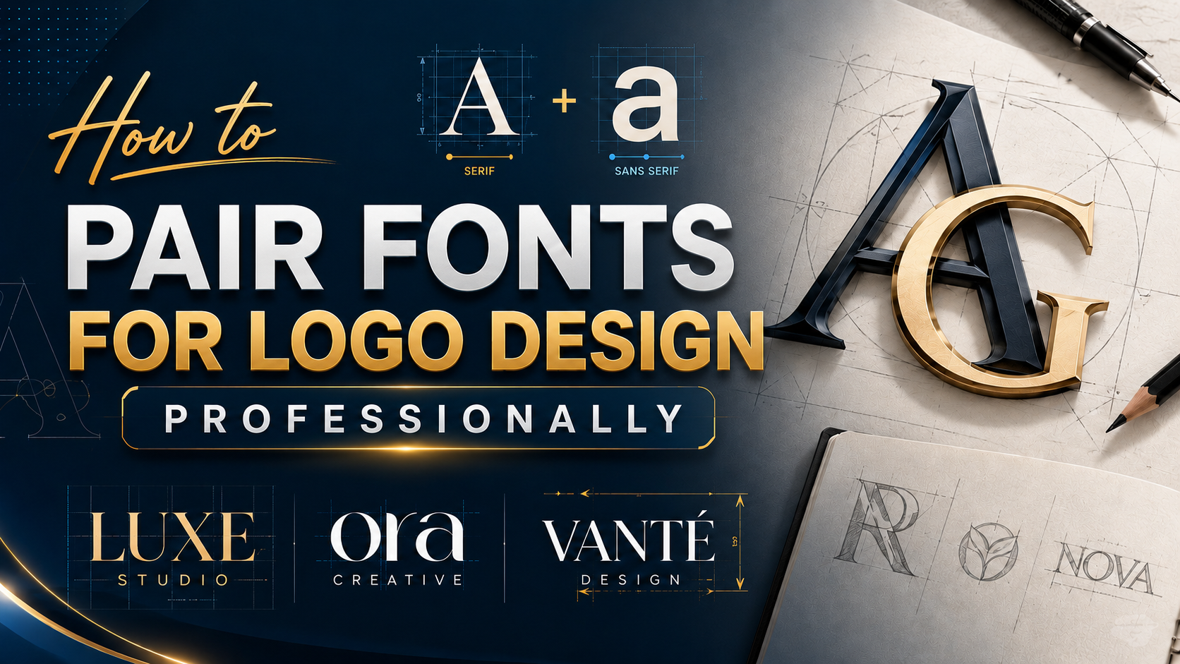 How to Pair Fonts for Professional Logo Design