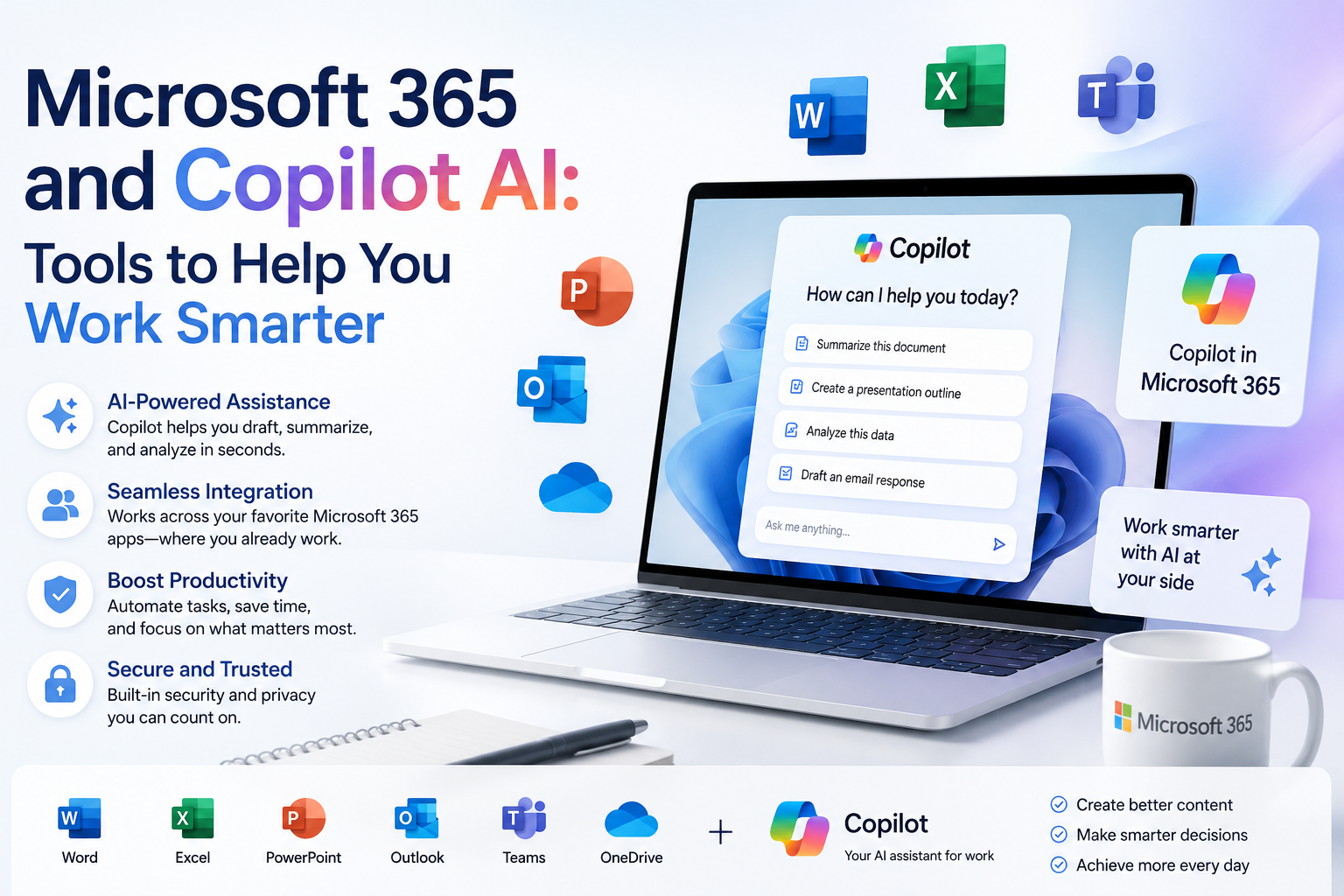 Microsoft 365 and Copilot AI: Tools to Help You Work Smarter