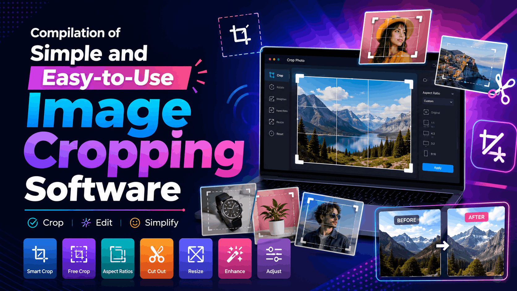 A Collection of Simple, Easy-to-Use Photo Cropping Software