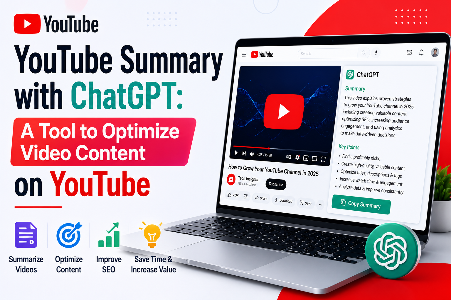 YouTube Summary with ChatGPT: A Tool to Optimize Video Content on YouTube