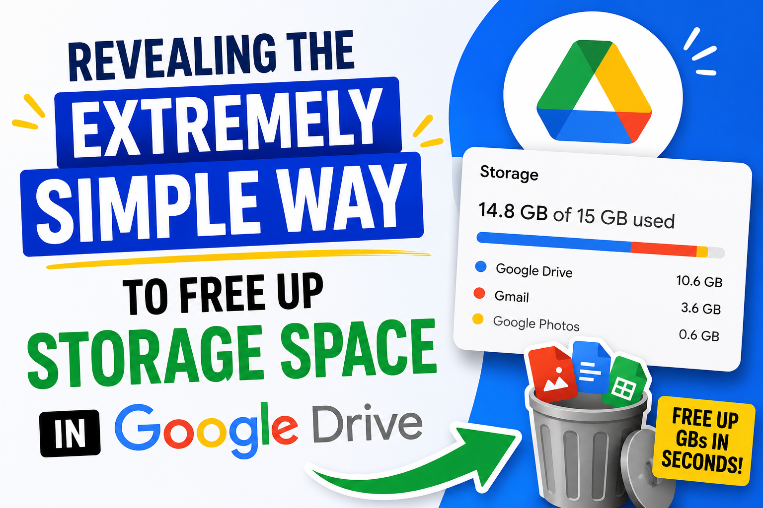 Revealing the Extremely Simple Way to Free Up Storage Space in Google Drive