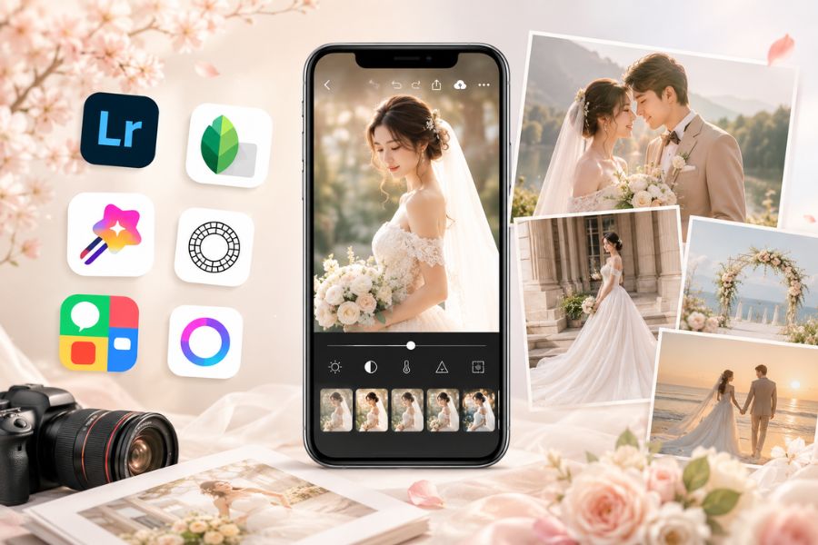 Recommended Professional and Easy-to-Use Wedding Photo Editing Apps