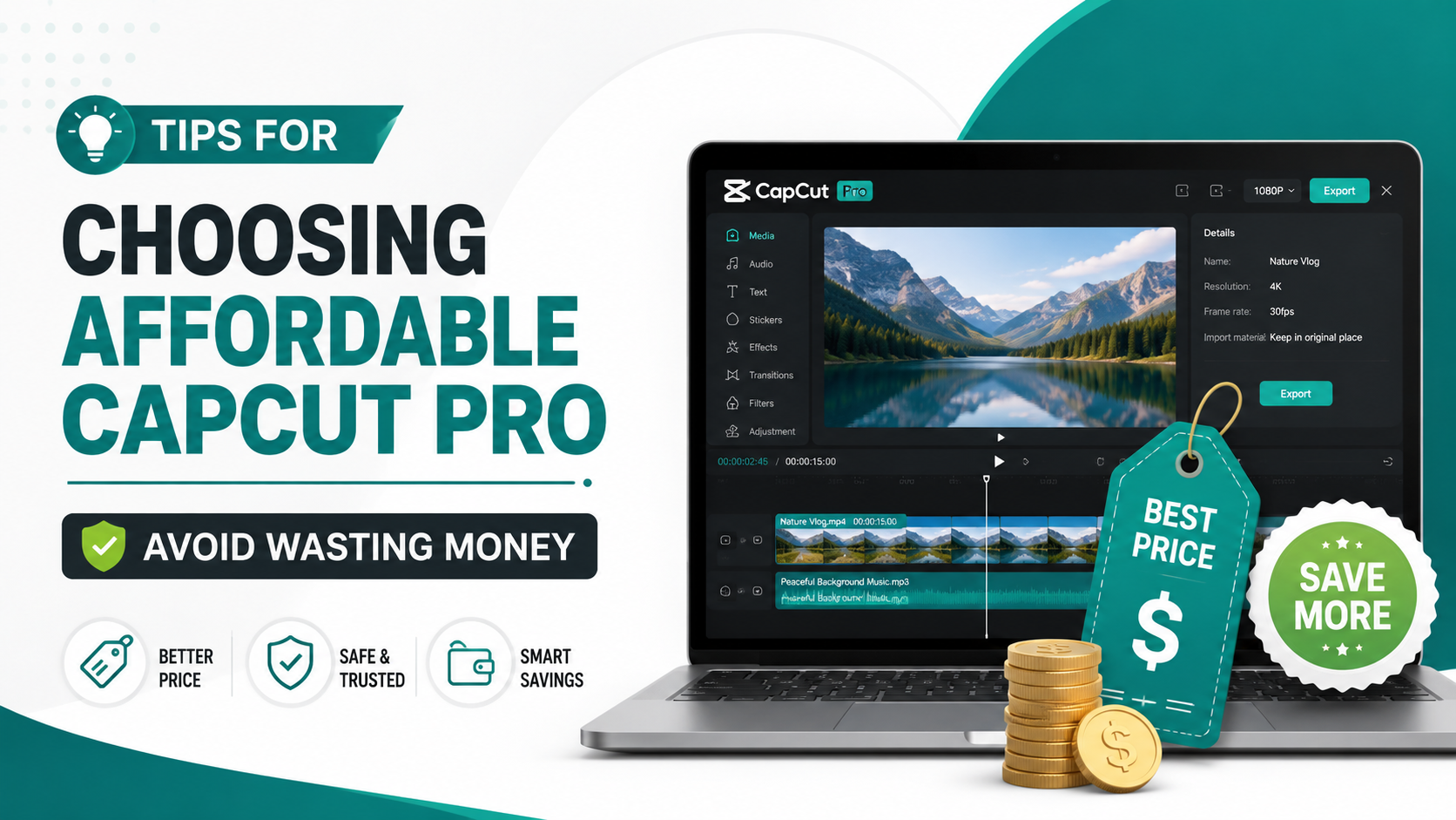 Tips for Choosing Affordable CapCut Pro to Avoid Wasting Money