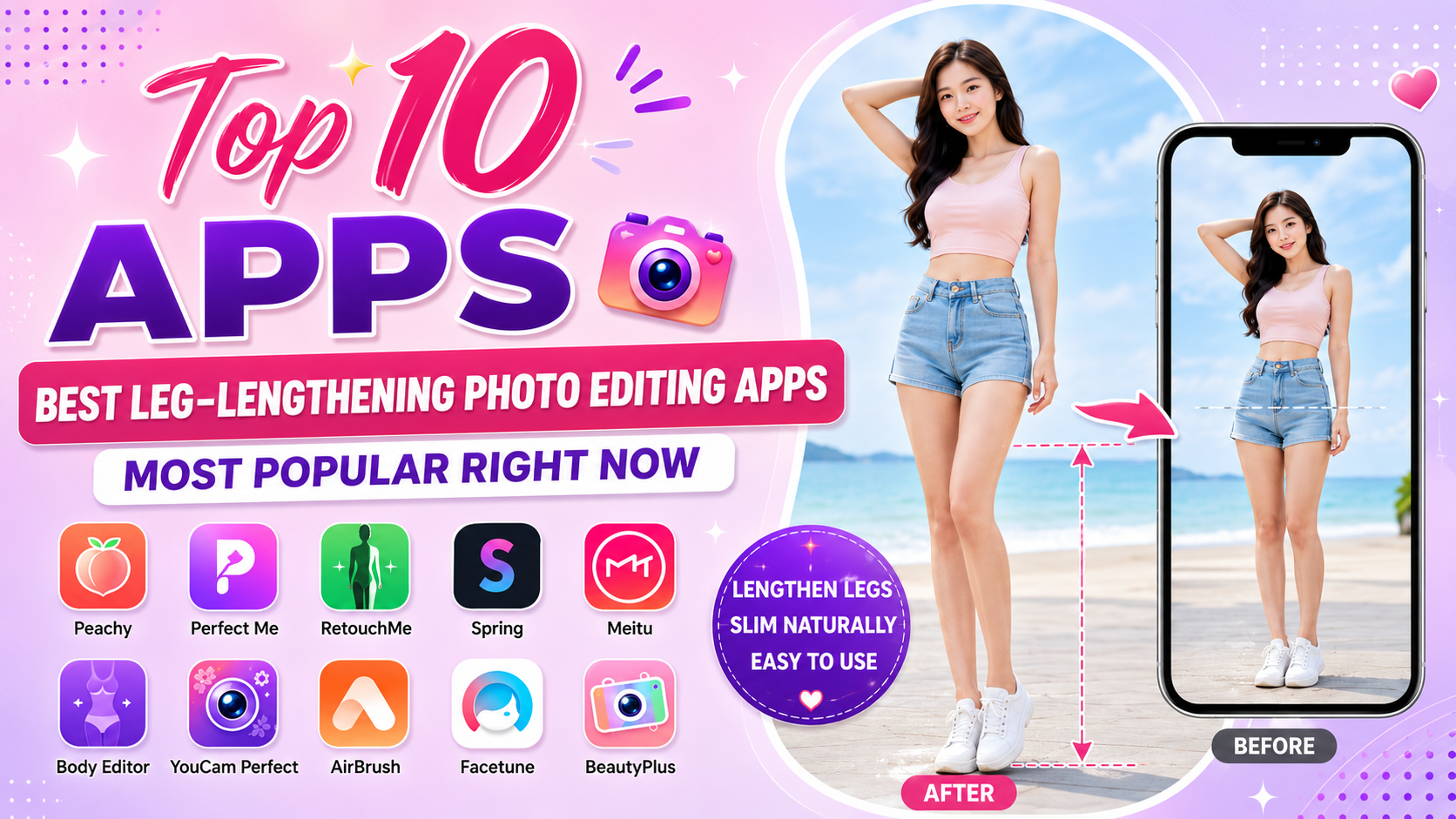 Top Most Loved Long-Legs Photo Editing Apps Today