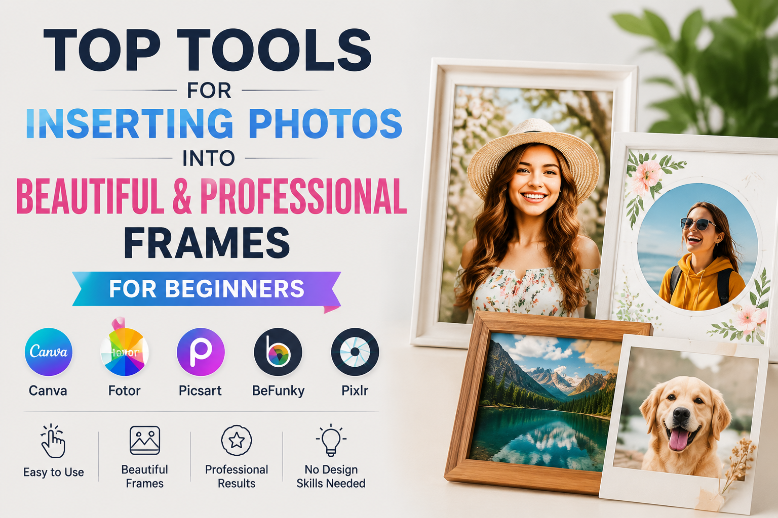 Top Tools for Inserting Photos into Beautiful and Professional Frames for Beginners