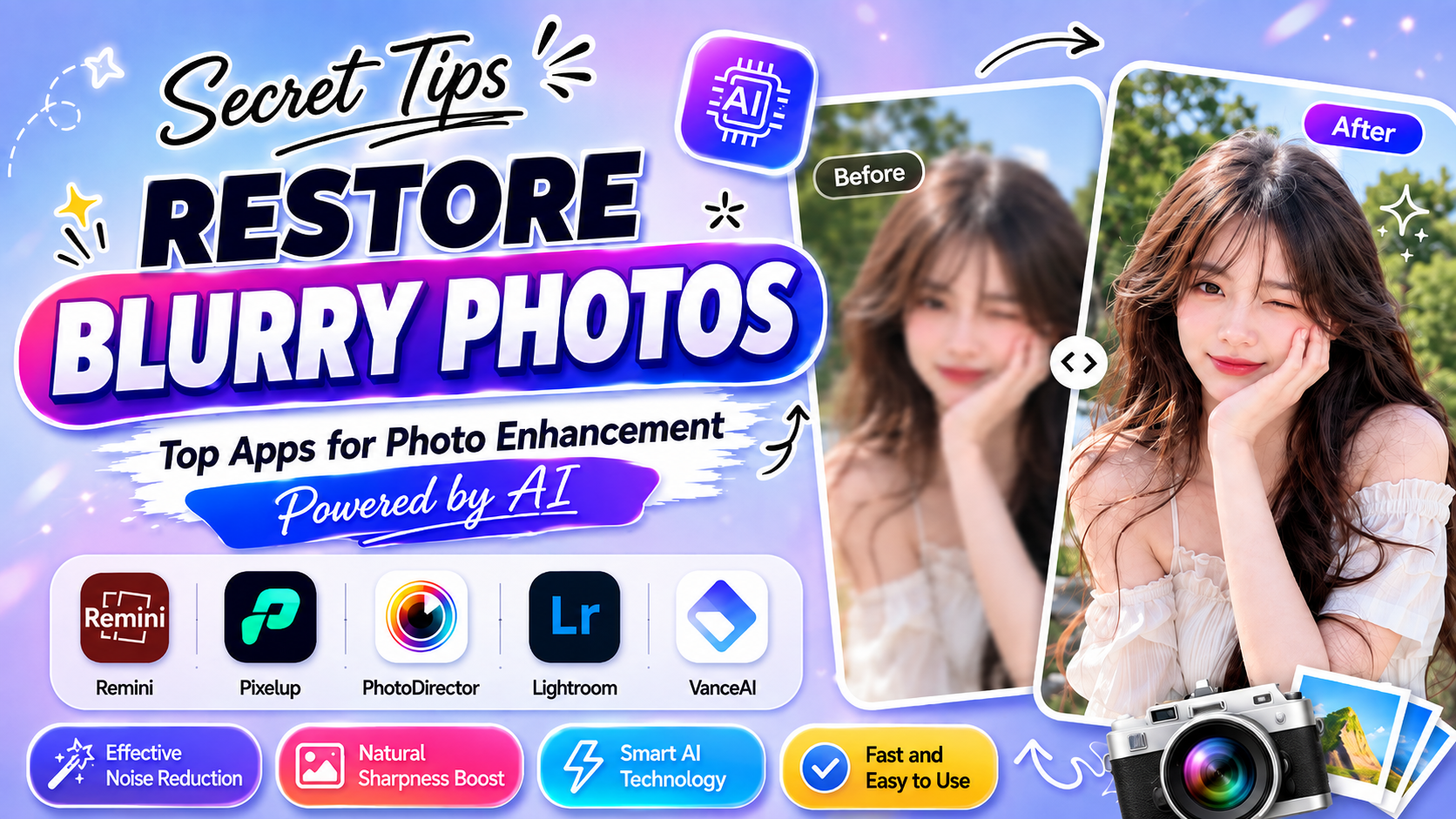 The Secret Art of Reviving Blurry Photos: Top AI-Powered Photo Noise Editing Apps