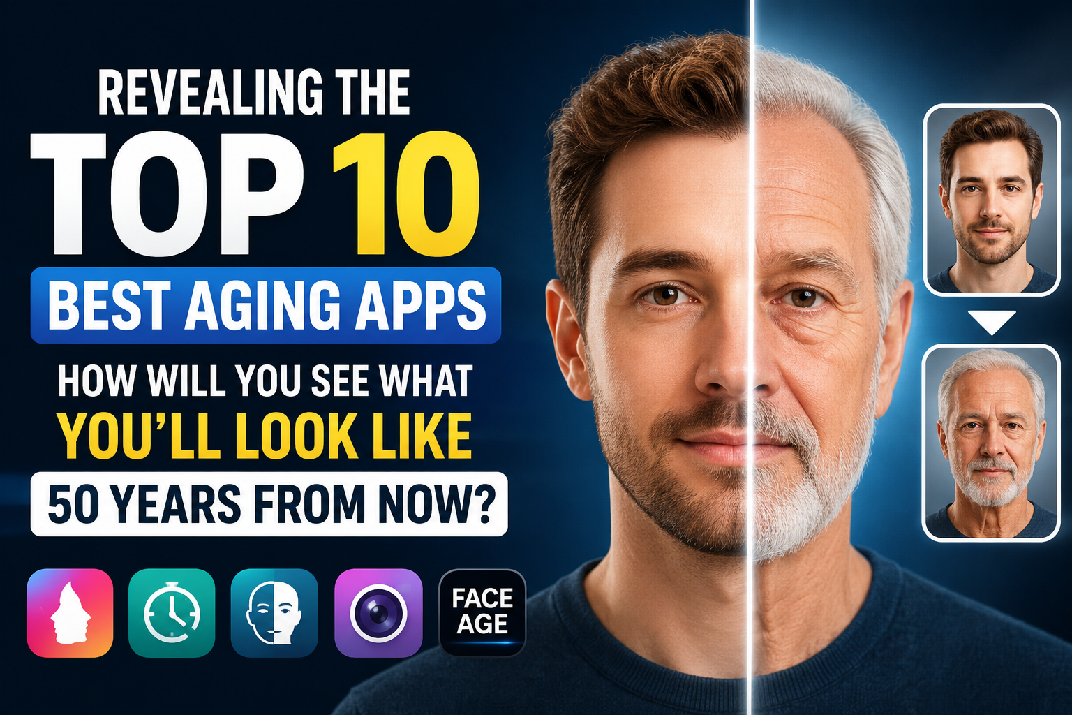 Revealing the Top 10 Best Aging Apps: How Will You See What You''ll Look Like 50 Years From Now?