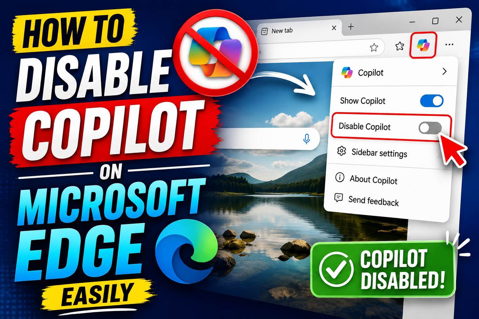 How to disable Copilot on Microsoft Edge easily