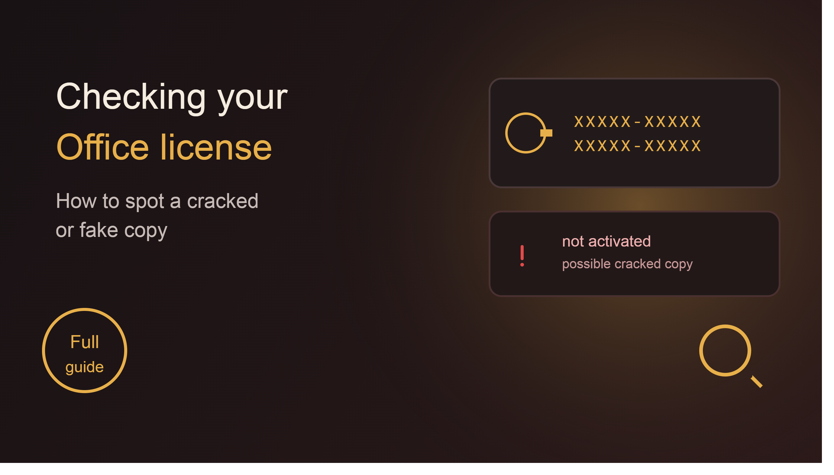 Guide to Checking Microsoft Office License and Identifying Cracked Office