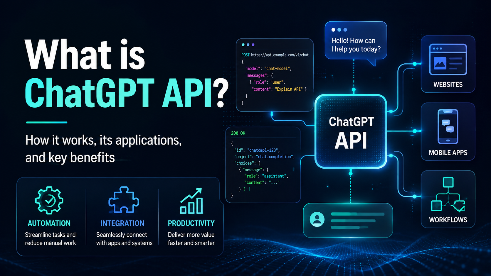 What is ChatGPT API? Discover how it works, its applications, and its key benefits.