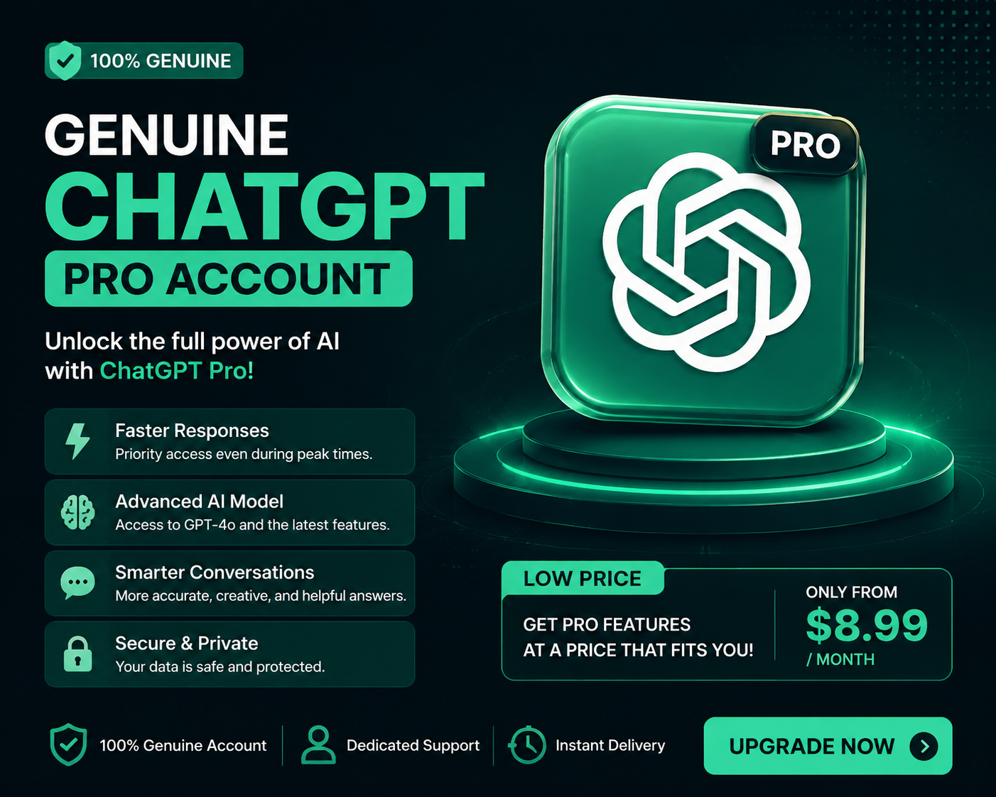 Genuine Chatgpt Pro Account