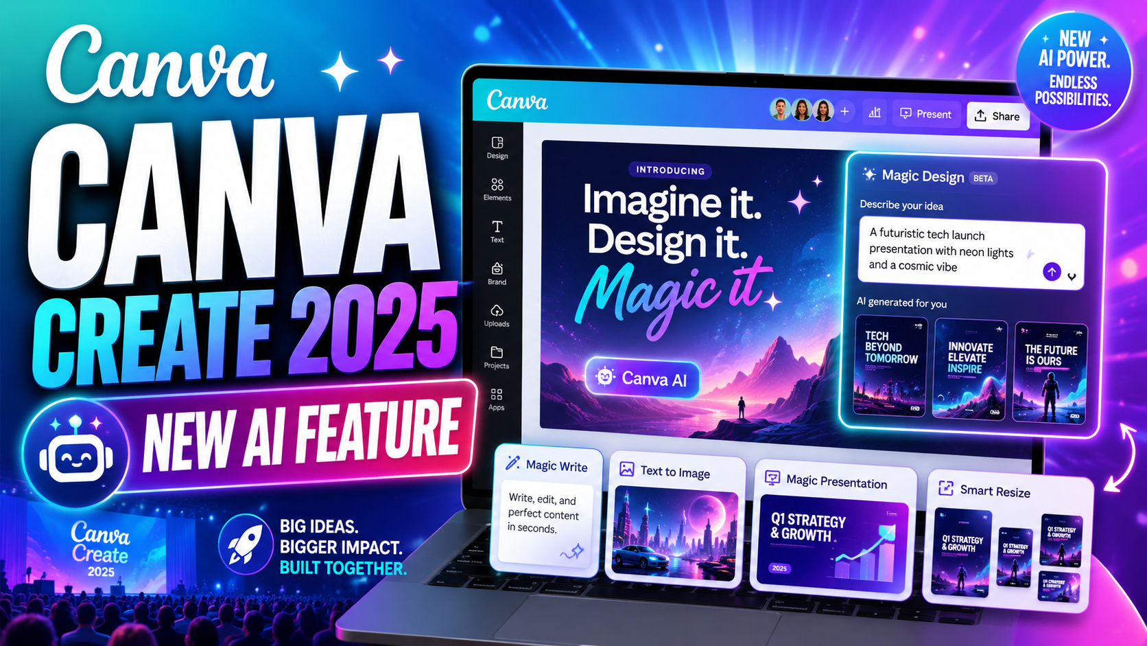 Canva Launches New AI Feature in Canva Create 2025