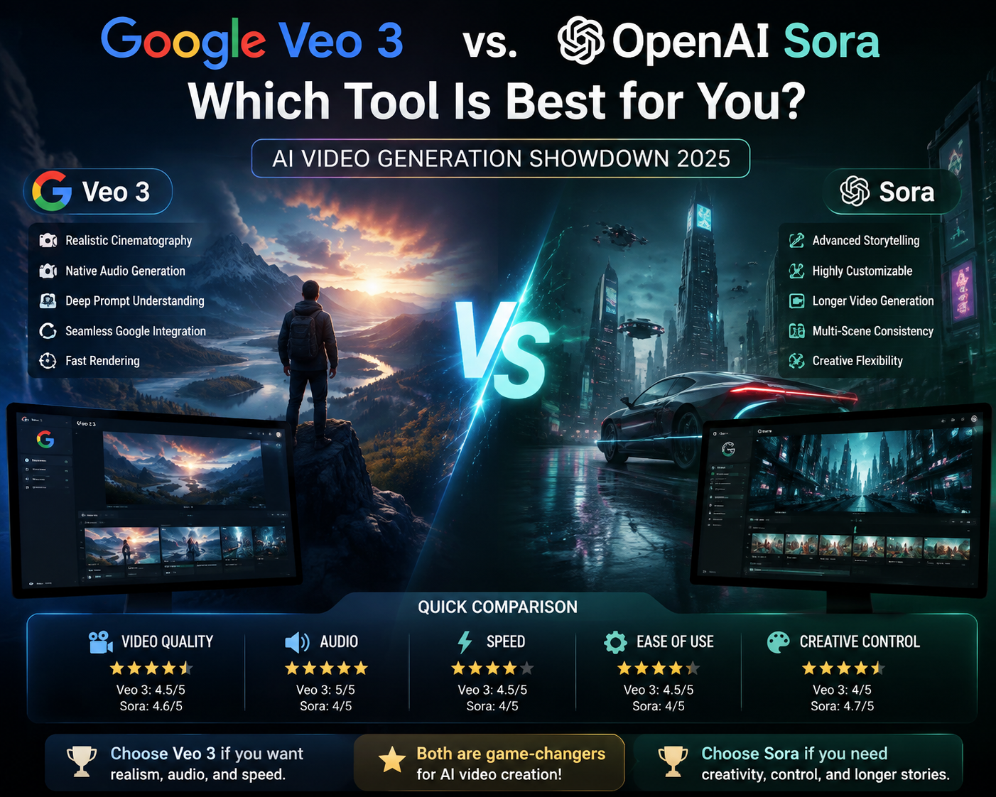 Google Veo 3 vs. OpenAI Sora: Which Tool Is Best for You?