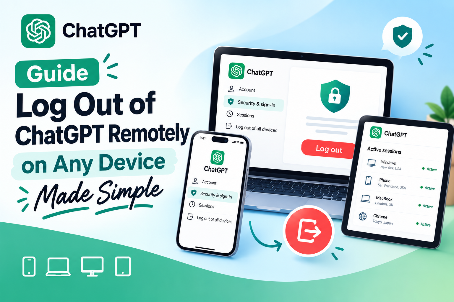 A Simple Guide to Remotely Logging Out of ChatGPT on Any Device 09/14/2026