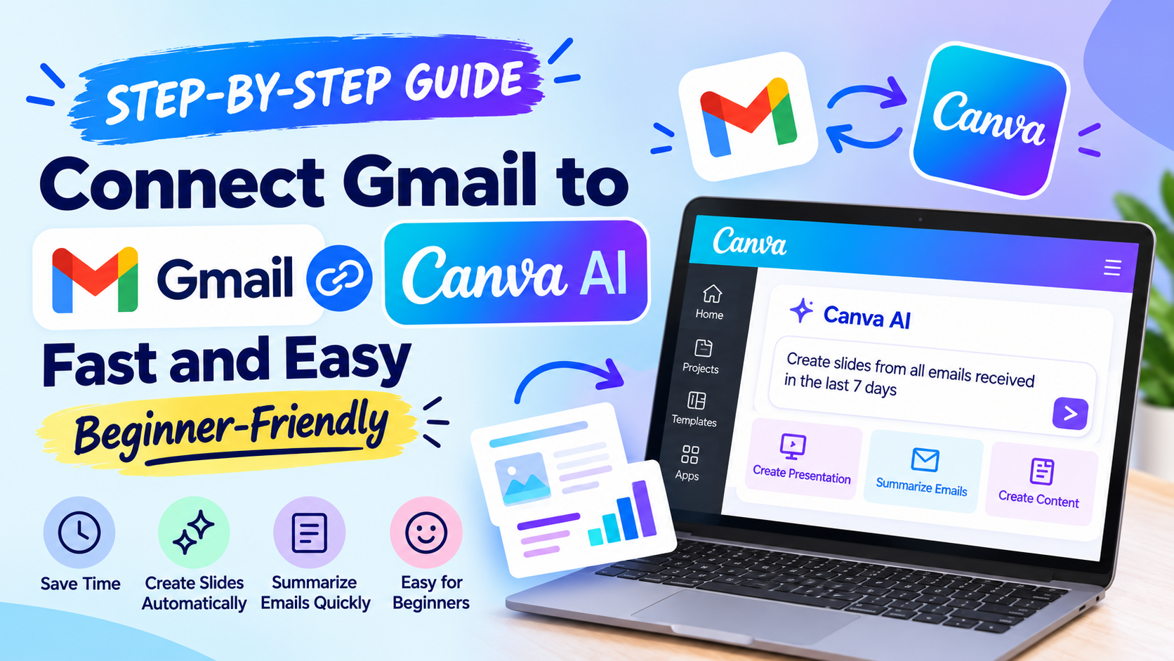 Guide to Connecting Gmail with Canva AI Quickly and Simply for Beginners