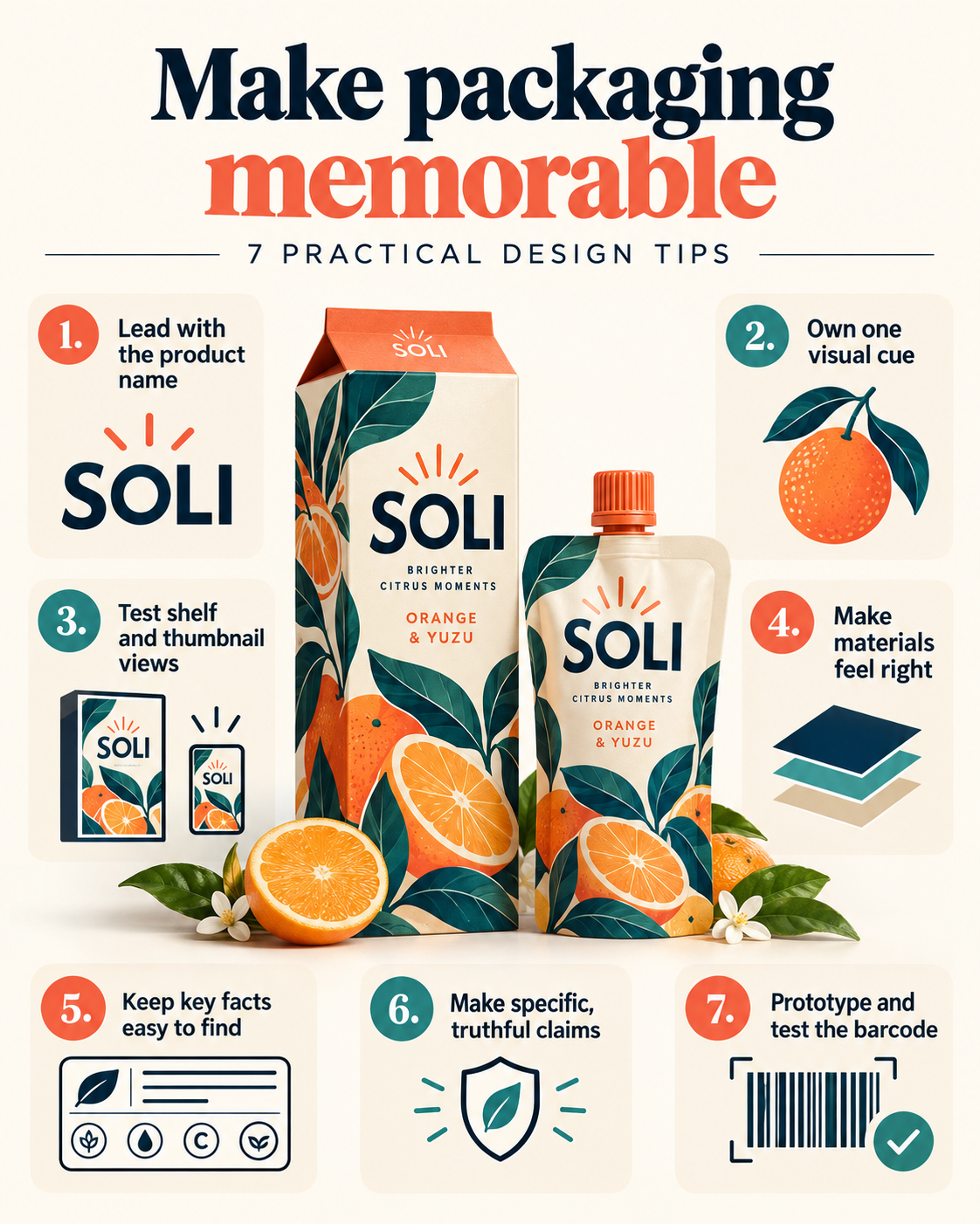 How to make product packaging memorable? 7 helpful design tips.