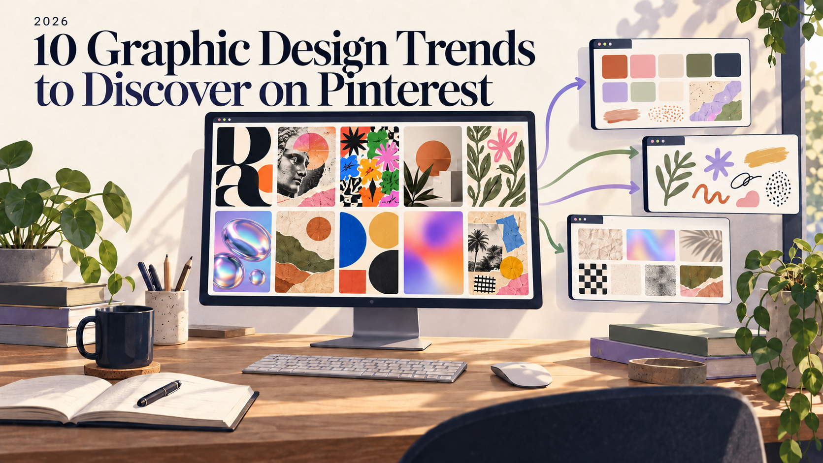 Discover the 10 most prominent graphic design trends on Pinterest.