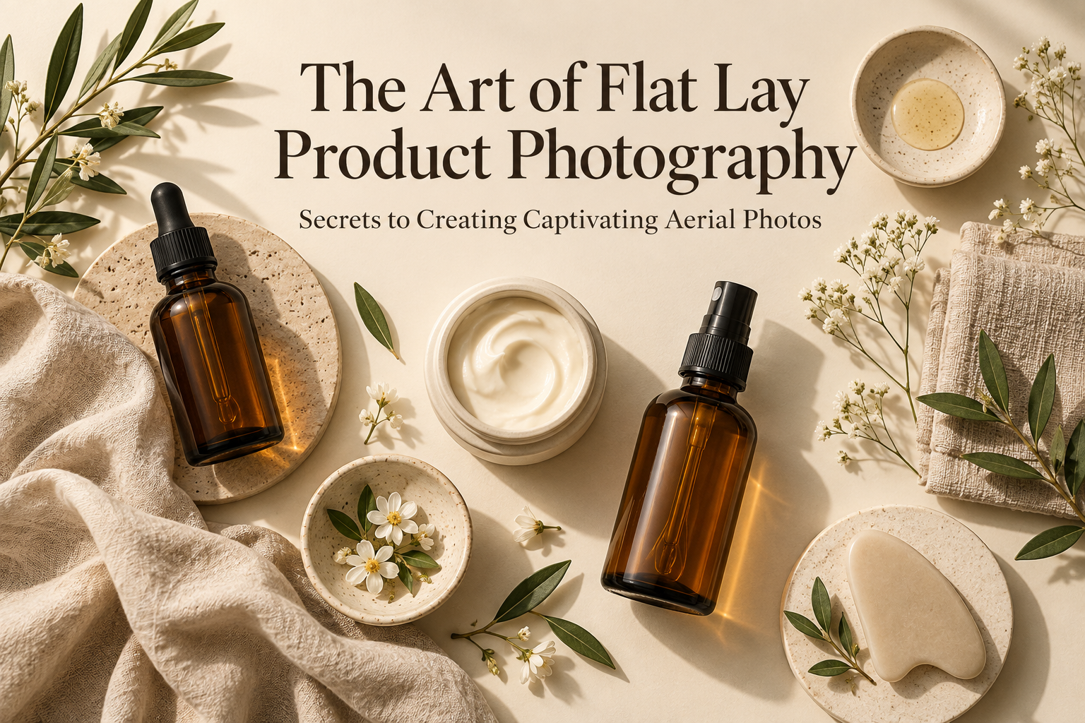 The Art of Flat Lay Product Photography: Secrets to Creating Captivating Aerial Photos