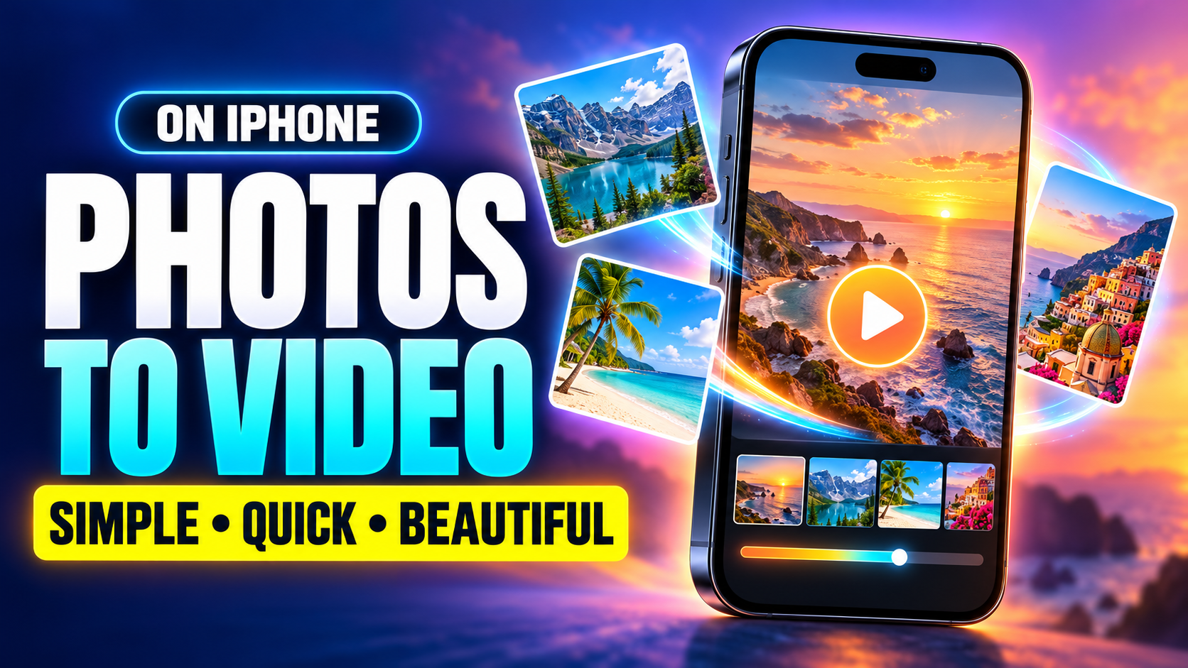 How to create videos from photos on iPhone: simple, quick, and beautiful.