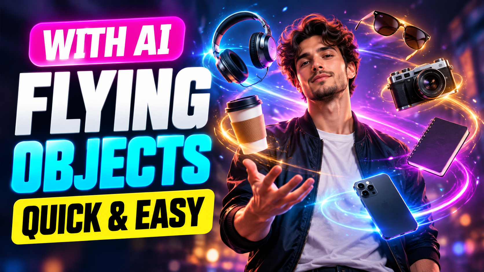 How to create a trend of objects flying around using AI - extremely simple and quick.