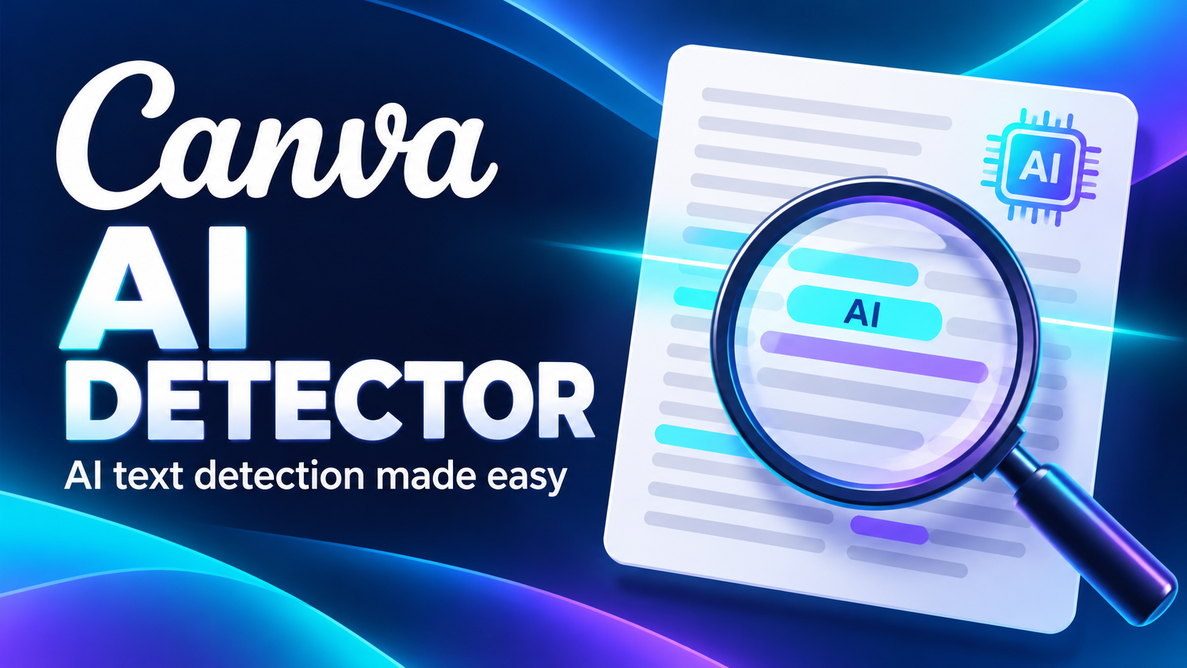 A guide to using Canva''s AI Detector for extremely easy AI text detection.