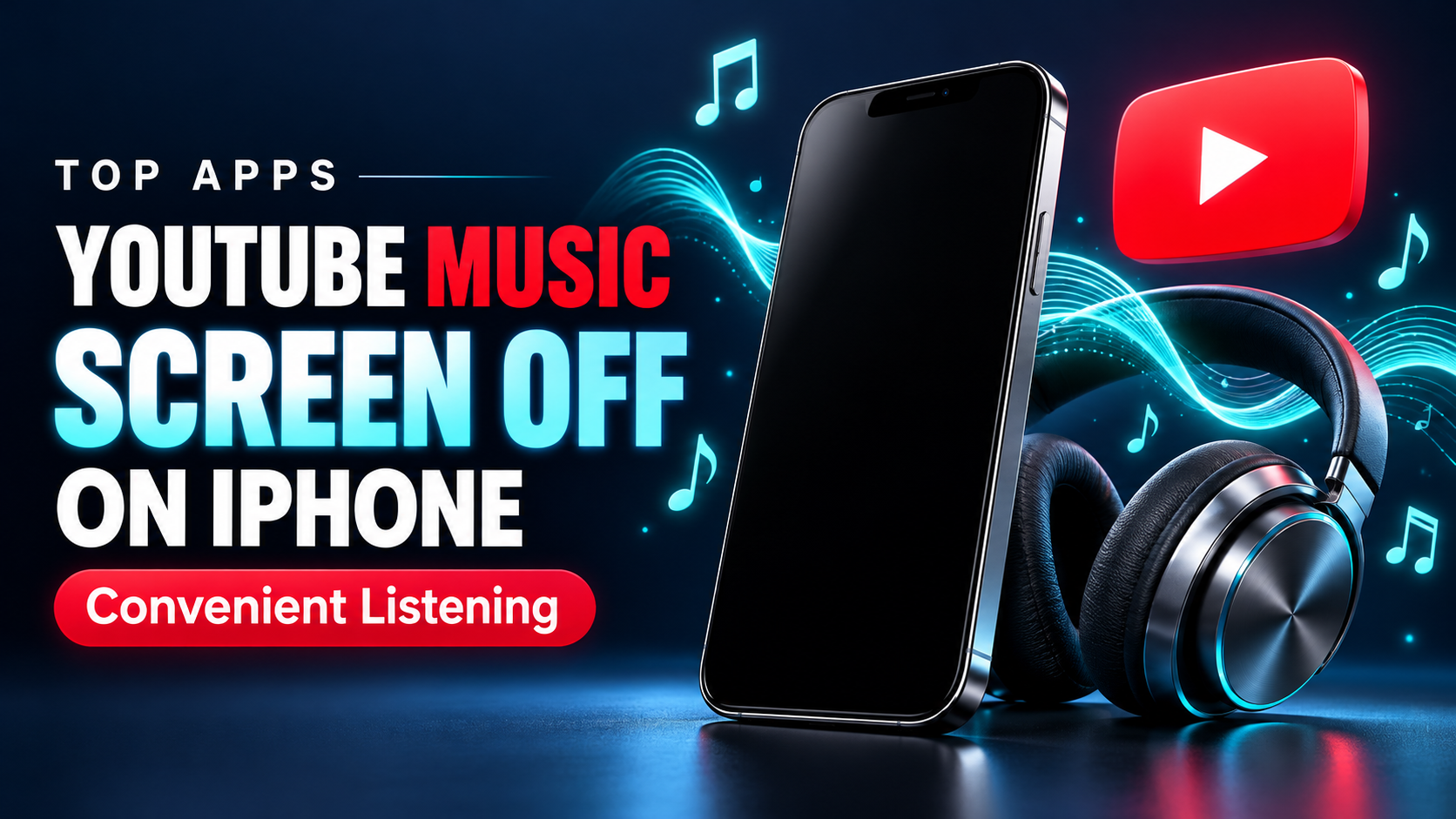 Top apps for listening to YouTube music with the iPhone screen off – extremely convenient!