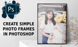 How to create simple photo frames in Photoshop