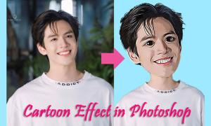 How to creat cartoon photo effects in Photoshop