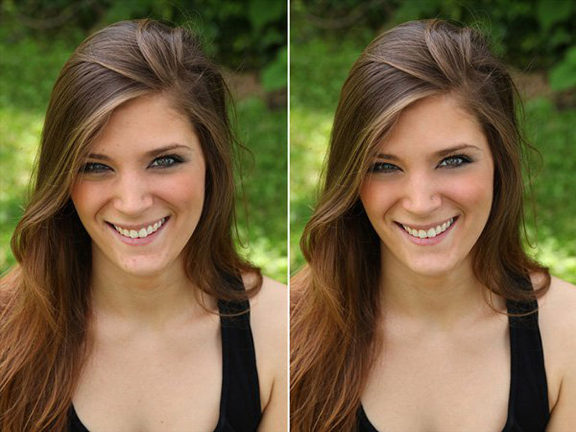 How to remove dark circles in Photoshop using the Patch tool and Curves