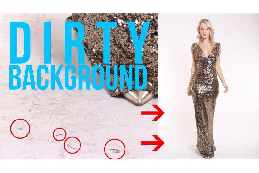 How to clean studio background in Photoshop fastest