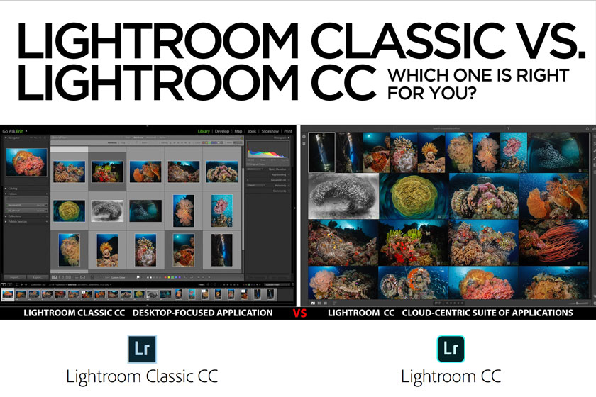 Review of Lightroom Classic and Lightroom CC