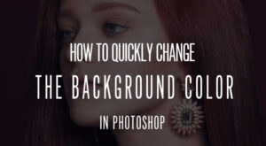 change the background color in Photoshop