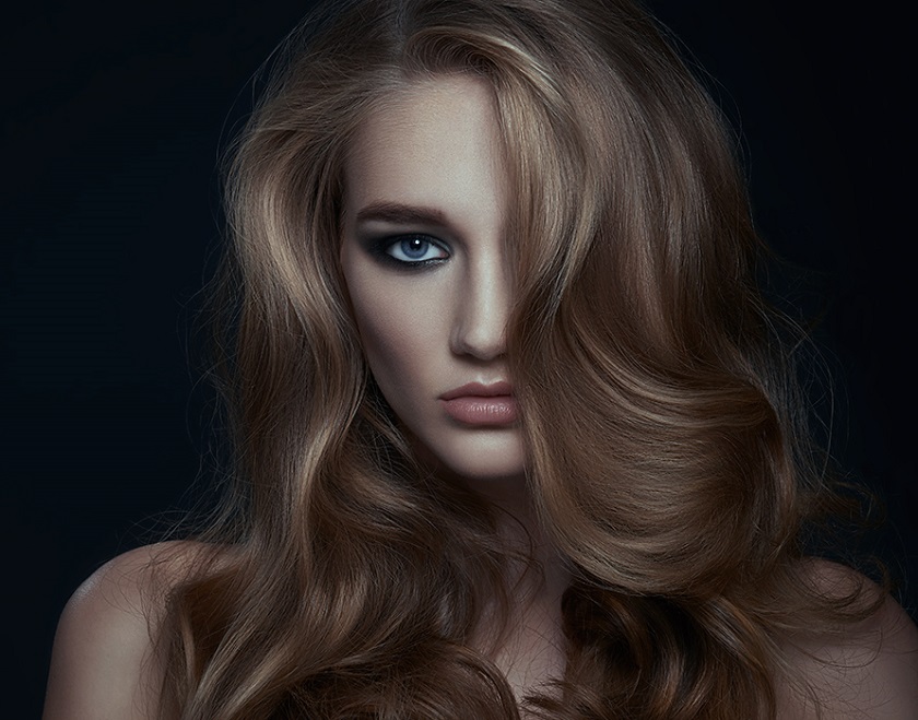Use Custom and Masking brightness in photoshop to customize lighting for hair