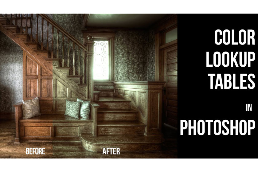 How to use and create color lookup table in Photoshop