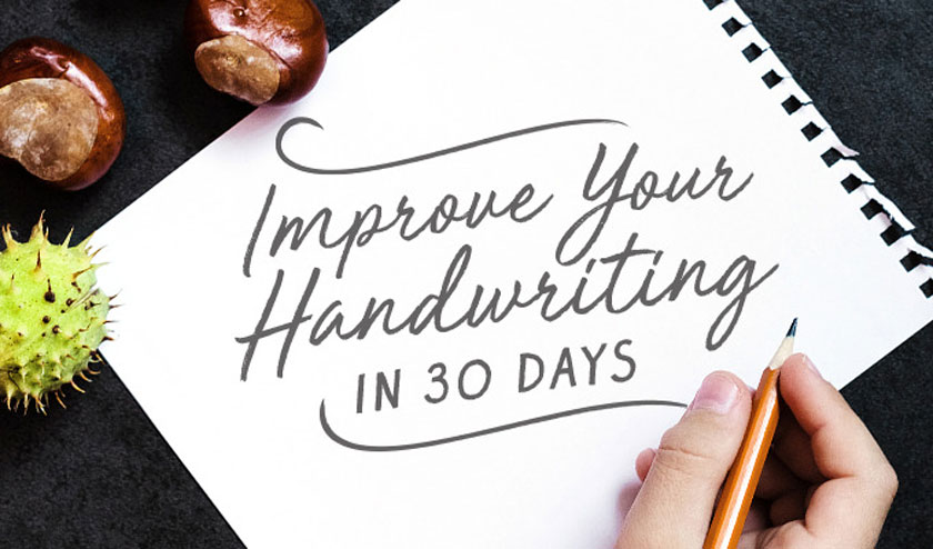 the 30-Day Handwriting Improvement Challenge