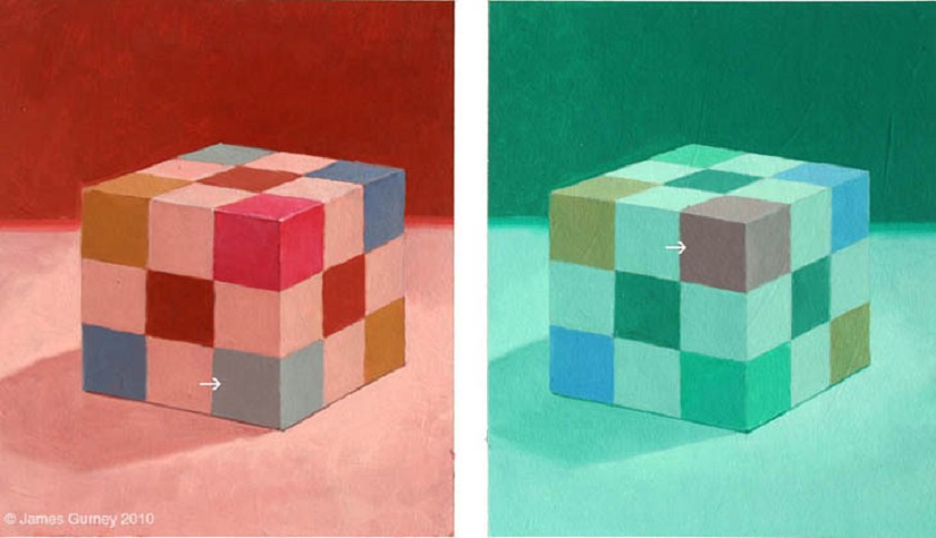 James Gurney's Cube Illusion