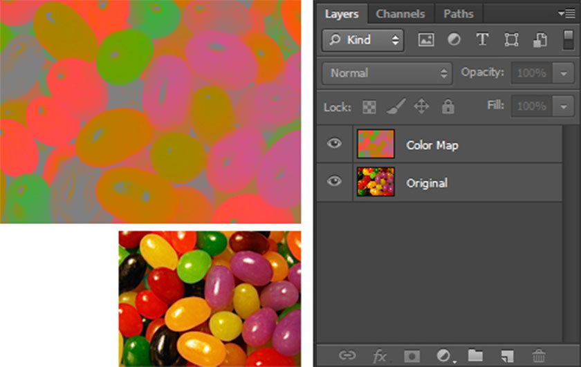 merge color layers