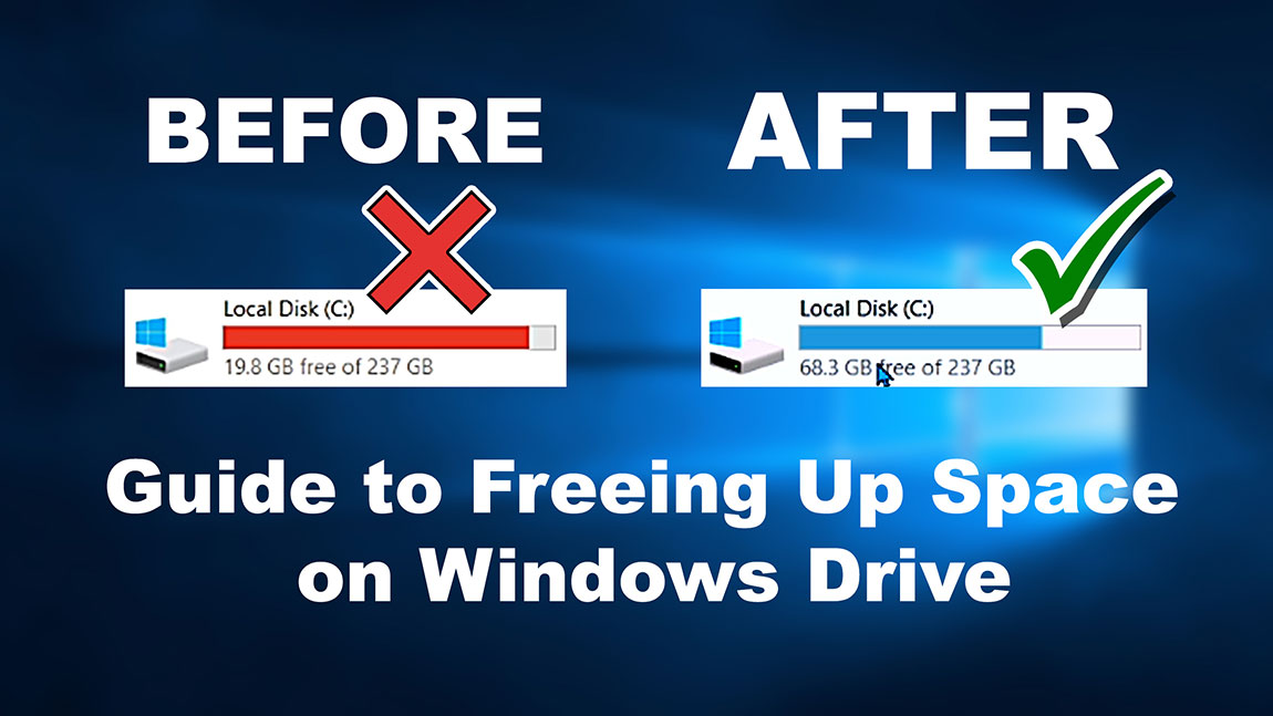 Guide to Freeing Up Space on Windows Drive
