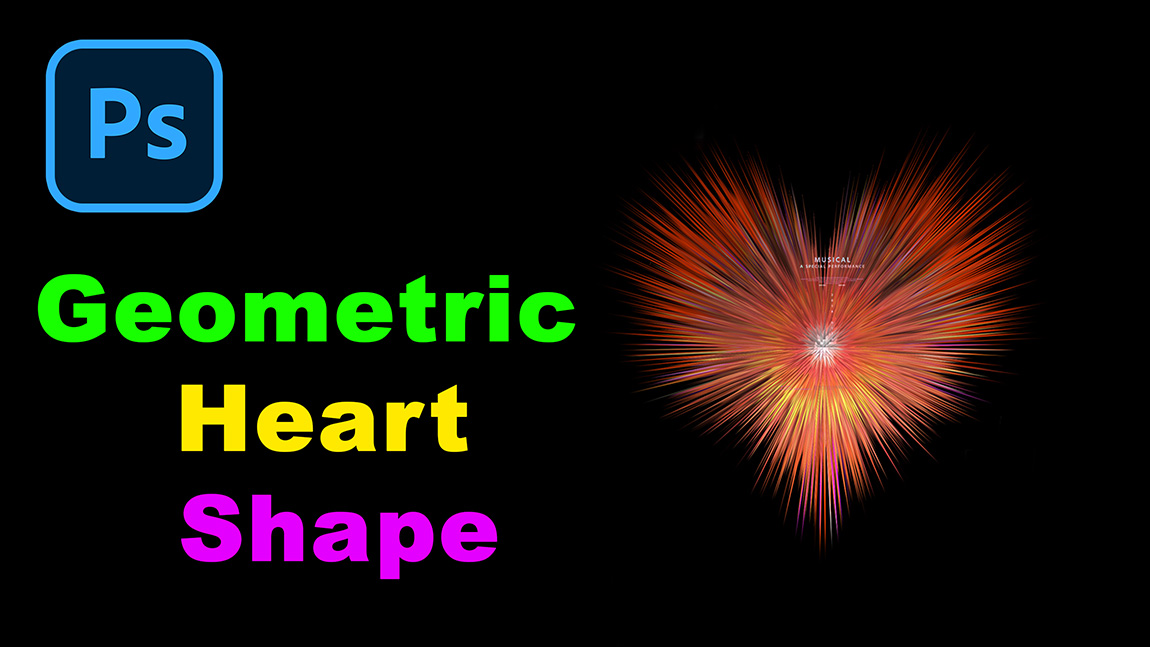 Geometric Heart Shape In Photoshop