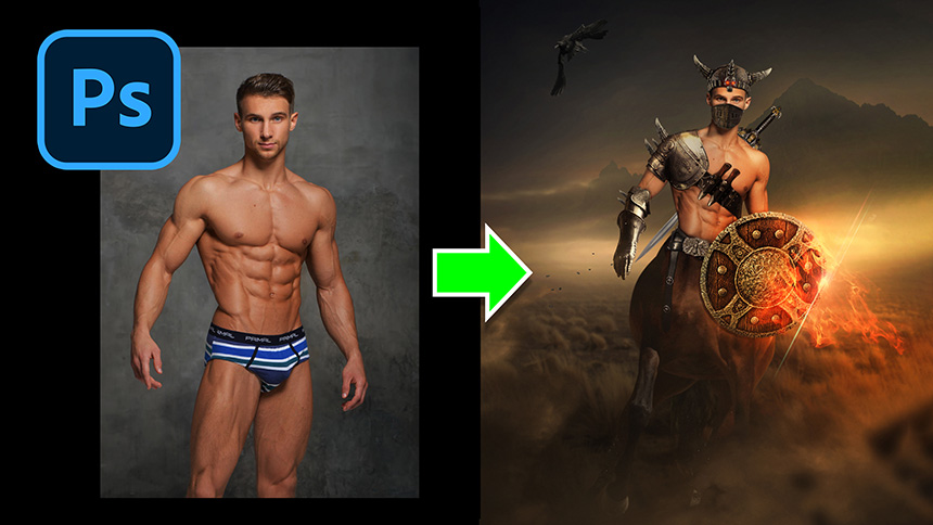 Centaur Warrior | Photoshop Manipulation Tutorial