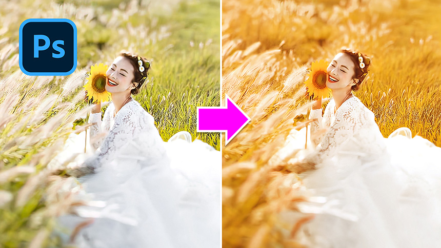 How To Change Color of Grass in Photoshop