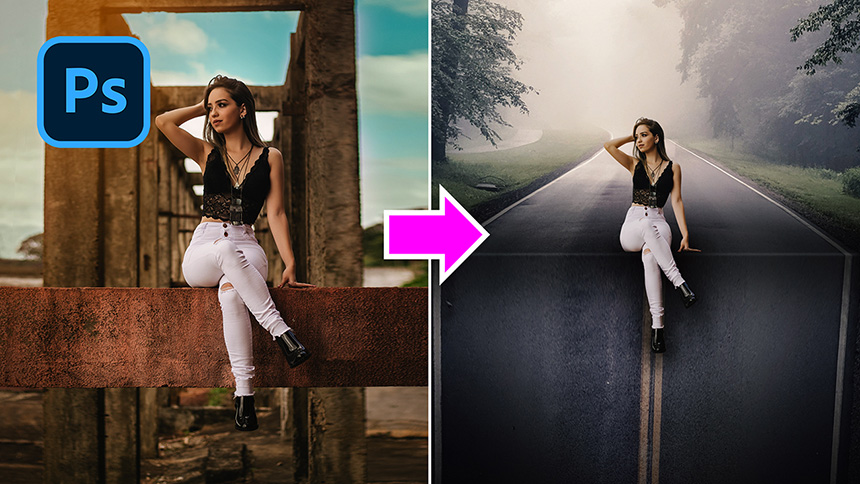 How To Create A Bend Photo Effect in Photoshop